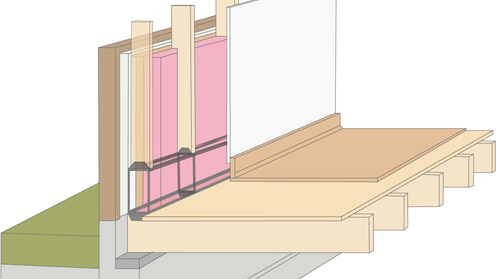 A colorized sketch depicts the Home Access Utility System between a wall section.