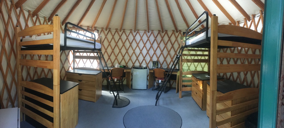 Inside Yurt