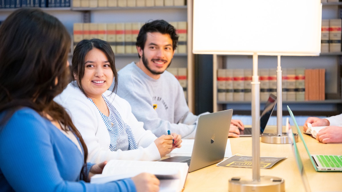 Students in Library