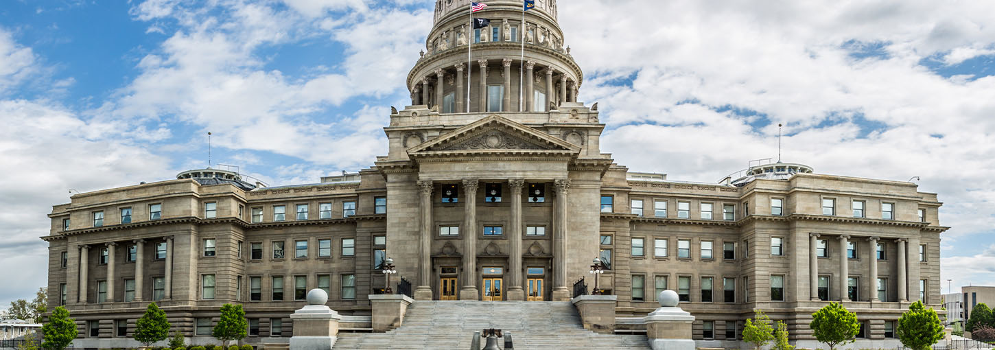 The Idaho Capitol building.