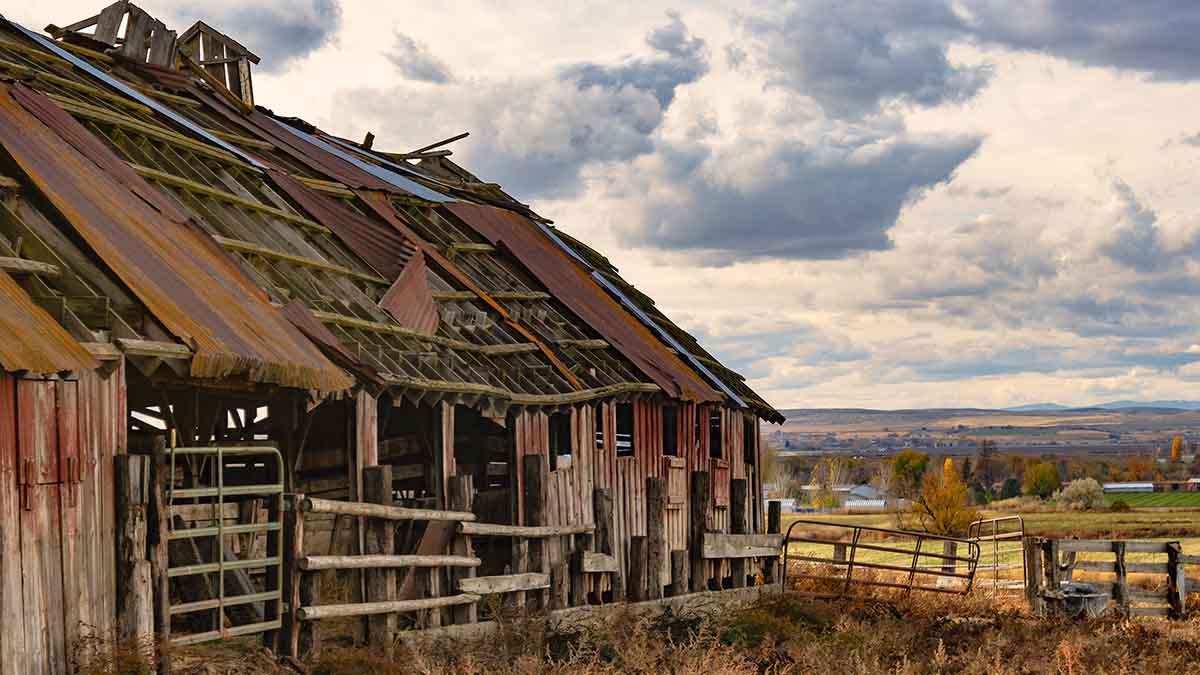 An old barn.